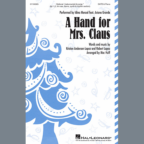 Idina Menzel feat. Ariana Grande A Hand For Mrs. Claus (arr. Mac Huff profile image