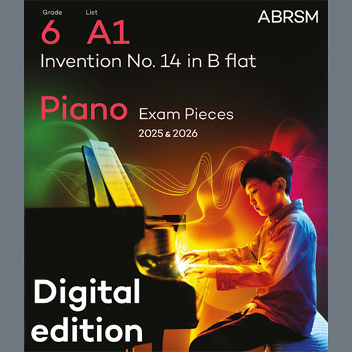 J. S. Bach Invention No. 14 in B flat (Grade 6, profile image