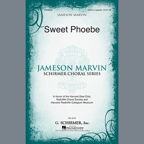 Traditional Folksong Sweet Phoebe (arr. Jameson Marvin) profile image