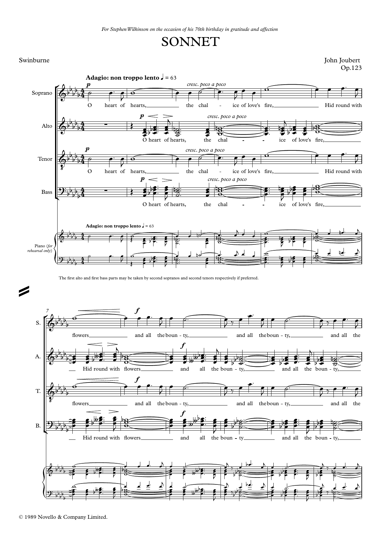 Download Sheet Music PDF by John Joubert Chords, Lyrics, Music