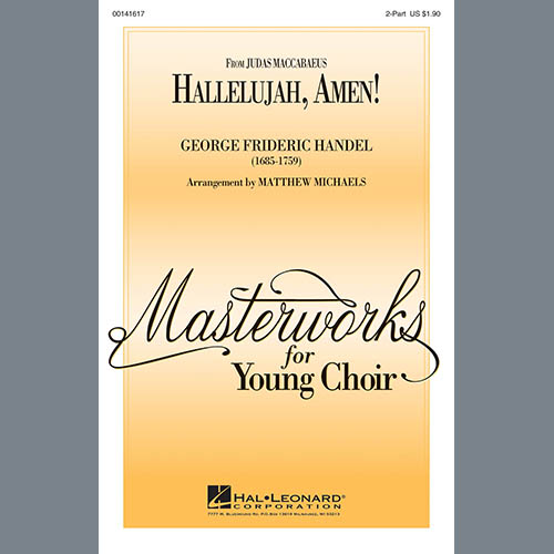 George Frideric Handel Hallelujah, Amen! (arr. Matthew Mich profile image