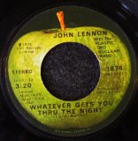 John Lennon picture from Whatever Gets You Through The Night released 09/08/2017