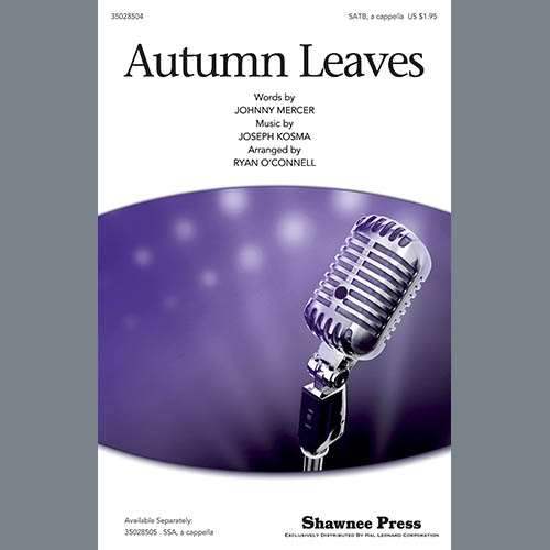 Johnny Mercer Autumn Leaves (arr. Ryan O'Connell) profile image