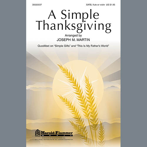 Joseph M. Martin A Simple Thanksgiving profile image