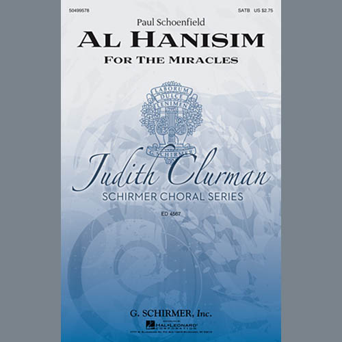 Paul Schoenfield Al Hanisim (For The Miracles) profile image