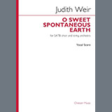 Judith Weir picture from O Sweet Spontaneous Earth (Vocal Score) released 02/02/2024