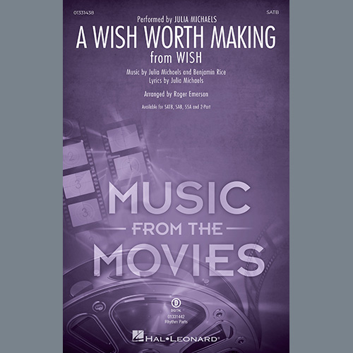 Julia Michaels A Wish Worth Making (from Wish) (arr profile image