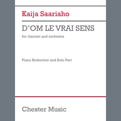 Kaija Saariaho D'OM LE VRAI SENS (piano reduction) profile image