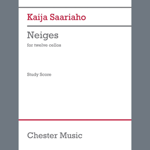 Kaija Saariaho Neiges (Version for twelve cellists) profile image