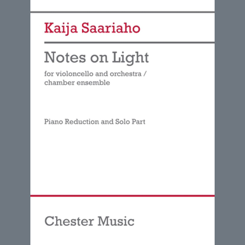 Kaija Saariaho Notes on Light (piano reduction) profile image