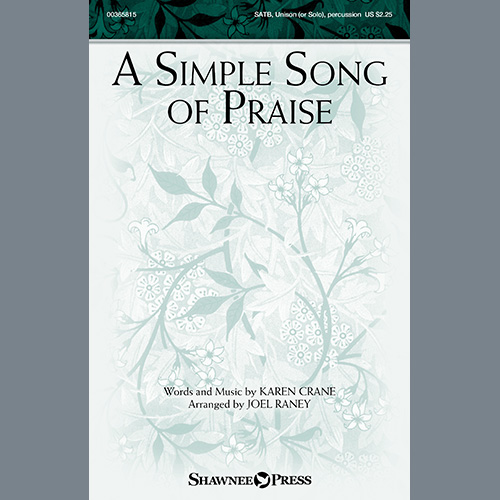 Karen Crane A Simple Song Of Praise (arr. Joel R profile image
