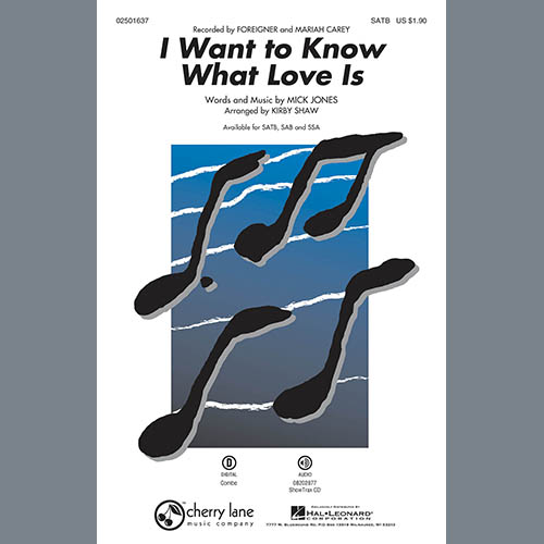 Kirby Shaw I Want To Know What Love Is profile image