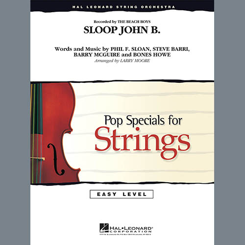 Larry Moore Sloop John B - Conductor Score (Full profile image