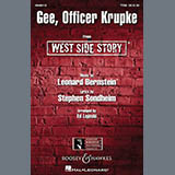 Leonard Bernstein picture from Gee, Officer Krupke (from West Side Story) (arr. Ed Lojeski) released 12/22/2021