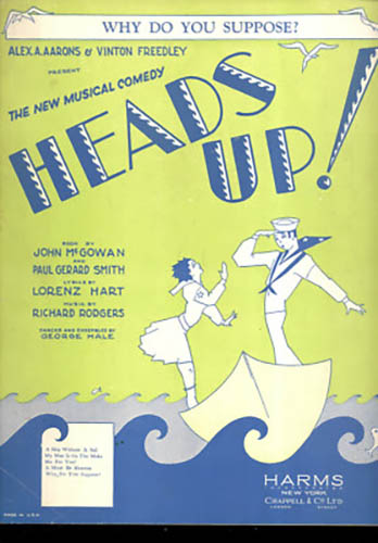 Lorenz Hart A Ship Without A Sail (from Heads Up profile image