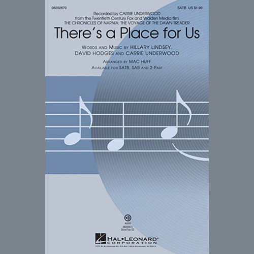 Carrie Underwood There's A Place For Us (arr. Mac Huf profile image