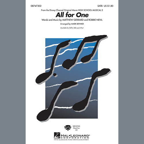 Mark Brymer All For One (from High School Musica profile image