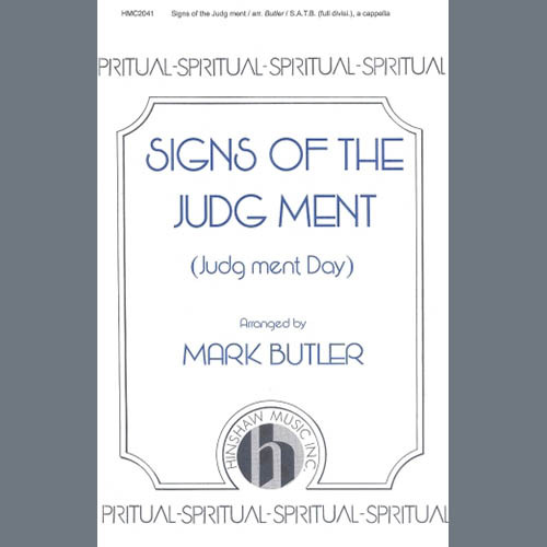 Mark Butler Signs Of The Judg Ment profile image