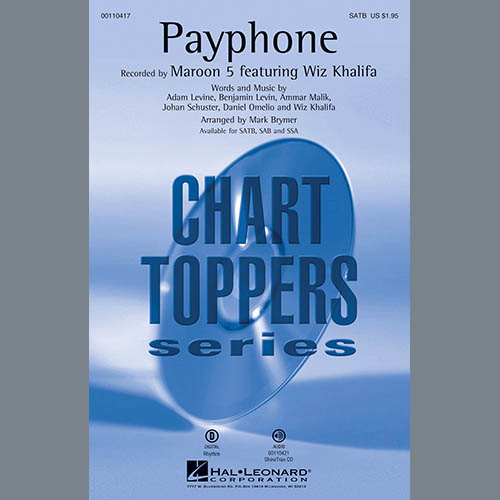 Maroon 5 profile Maroon 5 Payphone (arr. Mark Brymer) profile image