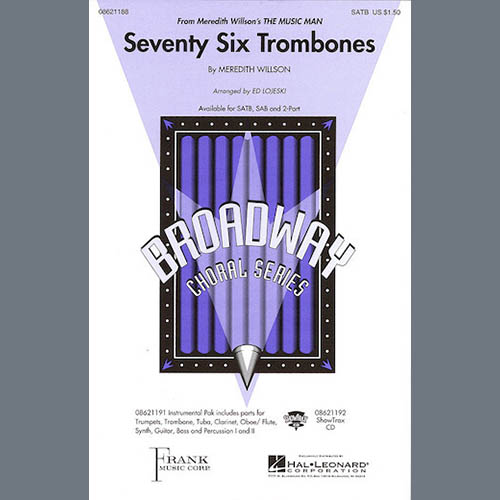 Meredith Willson Seventy Six Trombones (arr. Ed Lojes profile image