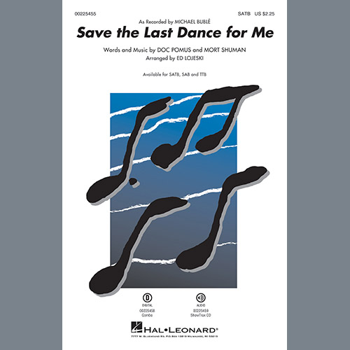 Michael Bublé Save The Last Dance For Me (arr. Ed profile image