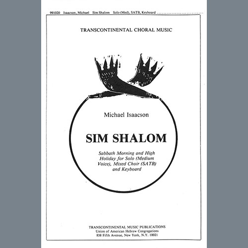 Michael Isaacson Sim Shalom (Grant Us Peace) profile image