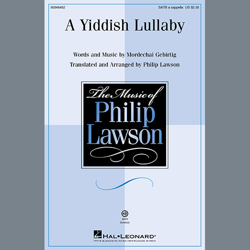 Mordechai Gebirtig A Yiddish Lullaby (arr. Philip Lawso profile image