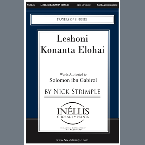 Nick Strimple Leshoni Konanta Elohai profile image