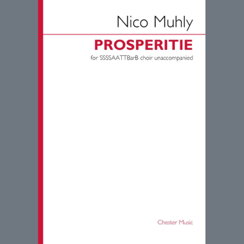 Nico Muhly Prosperitie (for SSSSAATTBarB) profile image