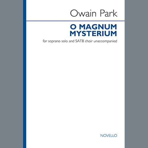 Owain Park O Magnum Mysterium profile image