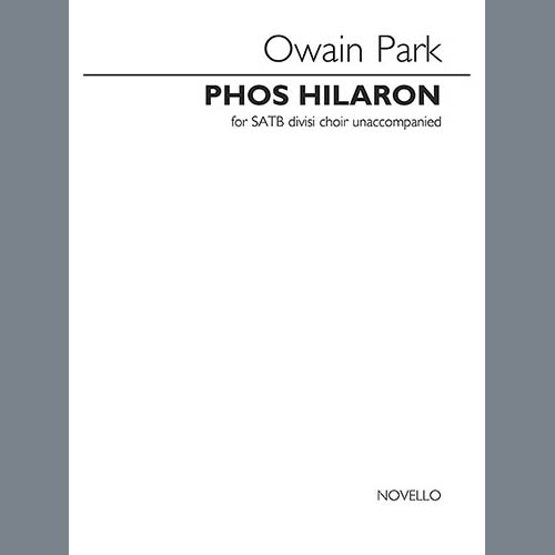 Owain Park Phos Hilaron profile image
