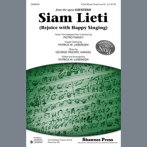 George Frideric Handel Siam Lieti (Rejoice With Happy Singi profile image