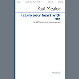 Paul Mealor picture from I Carry Your Heart With Me released 09/17/2021