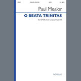 Paul Mealor picture from O Beata Trinitas released 09/17/2021