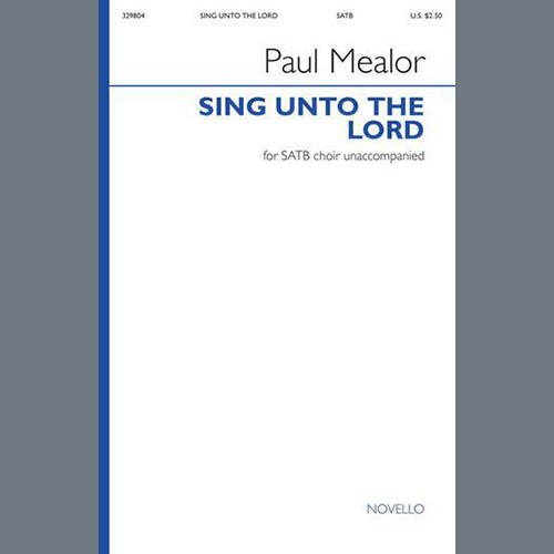 Paul Mealor Sing Unto The Lord A New Song profile image