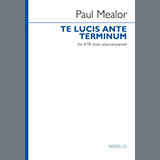 Paul Mealor picture from Te Lucis Ante Terminum released 10/07/2024