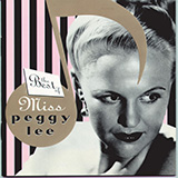 Peggy Lee picture from Why Don't You Do Right (Get Me Some Money, Too!) released 06/20/2018