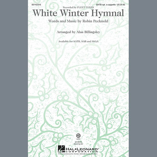 Pentatonix White Winter Hymnal (arr. Alan Billi profile image