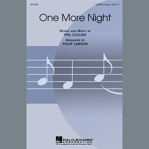 Phil Collins One More Night (arr. Philip Lawson) profile image