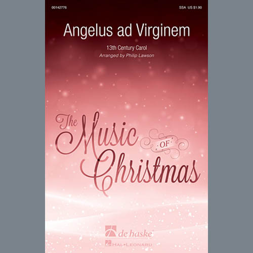 Christmas Carol Angelus Ad Virginem (arr. Philip Law profile image