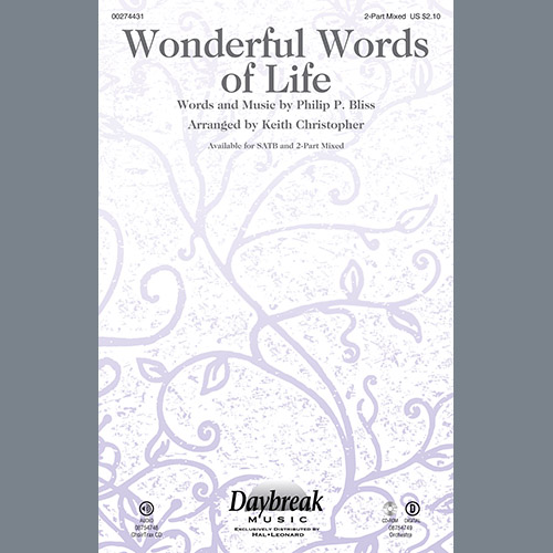 Philip P. Bliss Wonderful Words Of Life (arr. Keith profile image