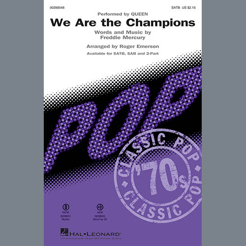 Queen We Are The Champions (arr. Roger Eme profile image
