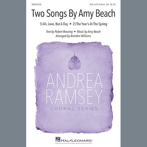 Robert Browing and Amy Beach Two Songs By Amy Beach (Ah, Love, Bu profile image