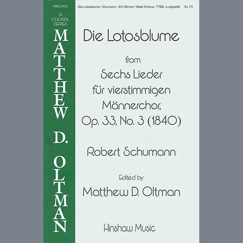 Robert Schumann Die Lotosblume (Ed. Matthew D. Oltma profile image