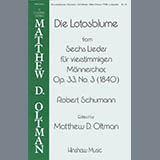 Robert Schumann picture from Die Lotosblume (Ed. Matthew D. Oltman) released 09/20/2019