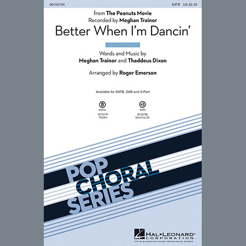 Meghan Trainor Better When I'm Dancin' (arr. Roger profile image