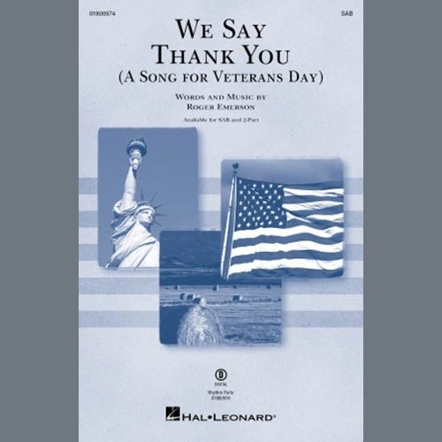 Roger Emerson We Say Thank You (A Song For Veteran profile image