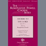Rosephanye Powell picture from Ascribe To The Lord (arr. William C. Powell) released 11/13/2019