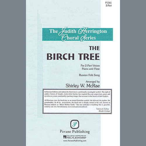 Russian Folk Song The Birch Tree (arr. Shirley McRae) profile image