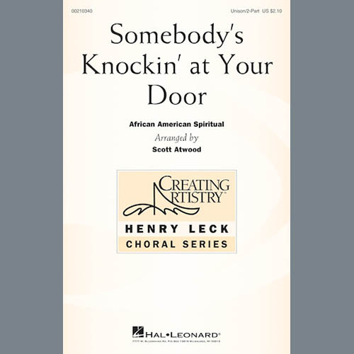 African-American Spiritual Somebody's Knockin' At Your Door (ar profile image